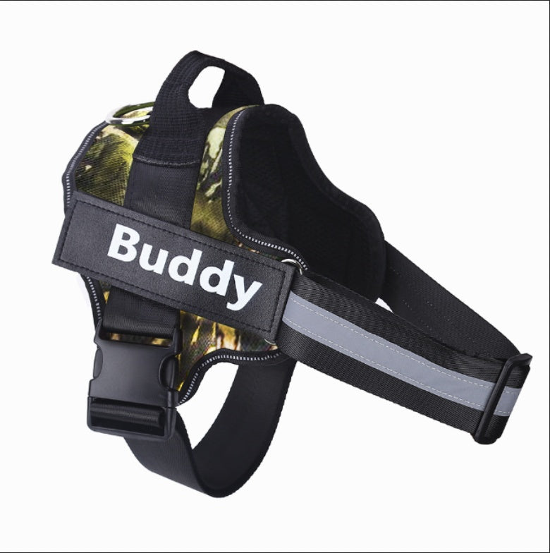 Personalized no-pull dog harness, custom patch – alternate view