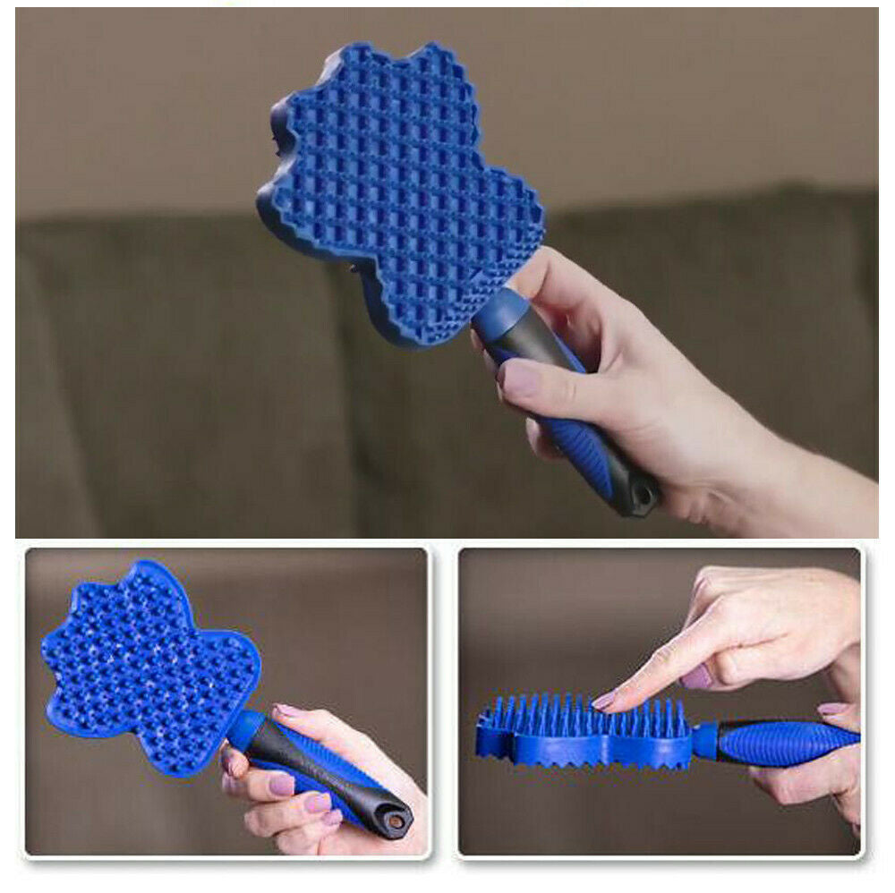 Gentle pet grooming & hair brush – alternate view