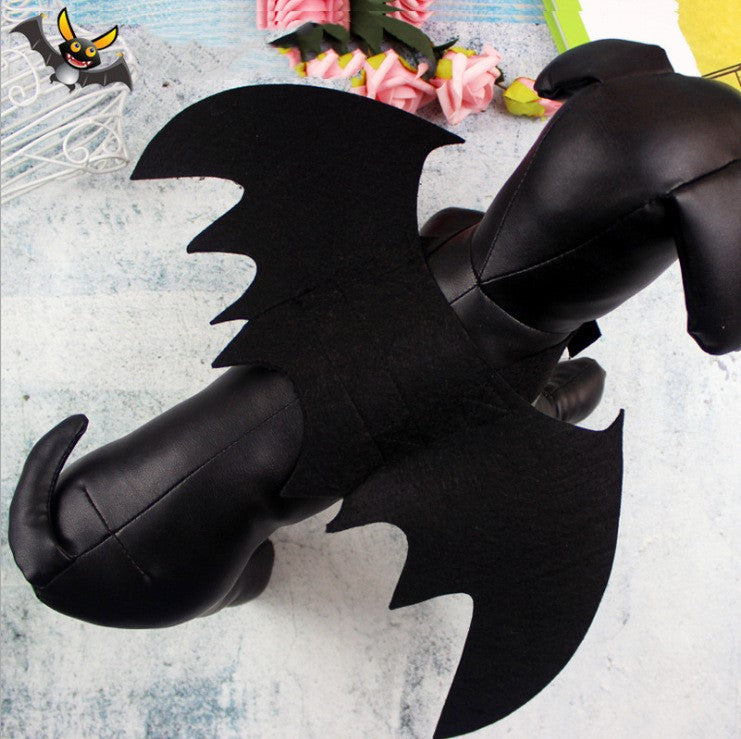Bat wings pet costume, Halloween cosplay – alternate view