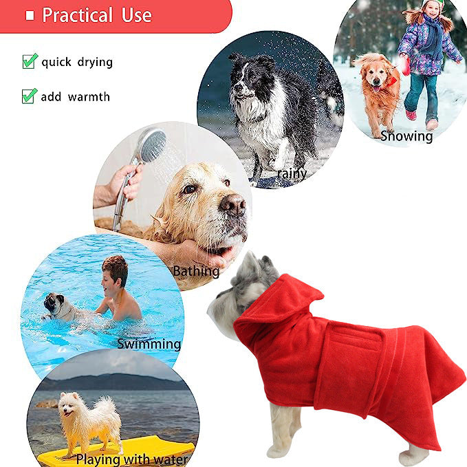 Pet quick-dry fiber bath towel, super absorbent – alternate view