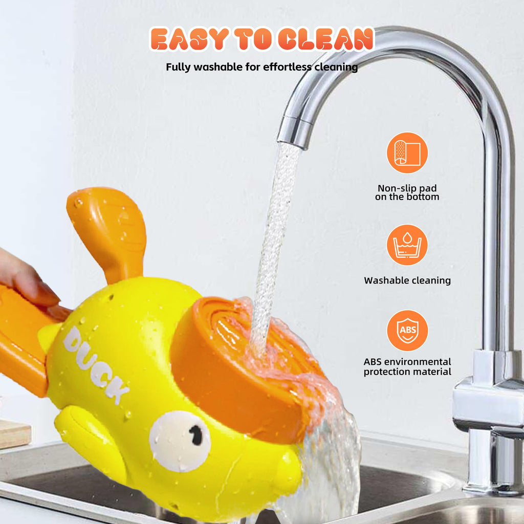Duck treat dispenser, slow feeder puzzle toy – alternate view