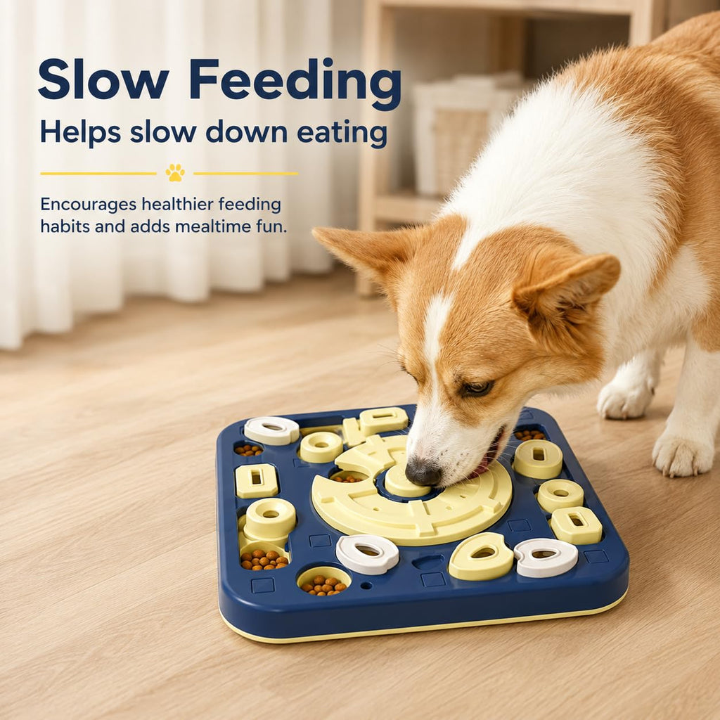 Adjustable pet puzzle toy, treat enrichment – alternate view