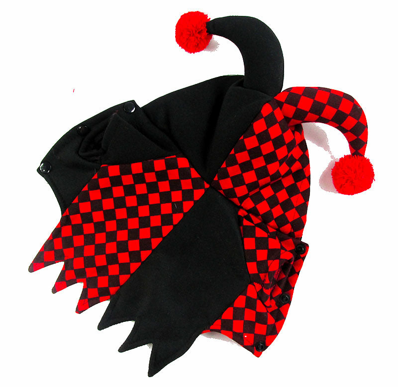 Clown costume for pets, Halloween fun – alternate view