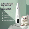 Quiet low-vibration pet grooming trimmer for cats and dogs