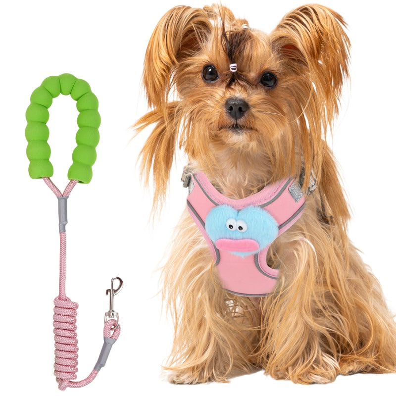 No-pull dog harness, escape-proof vest + leash – alternate view