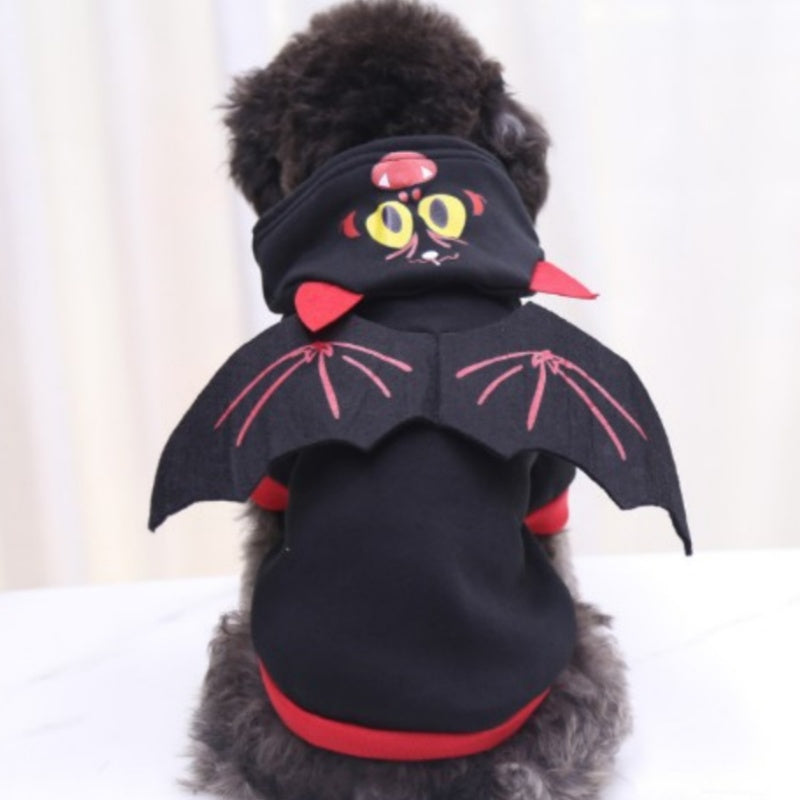Skull horror cat costume, Halloween face design