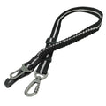 Reflective retractable dog car seat belt – alternate view