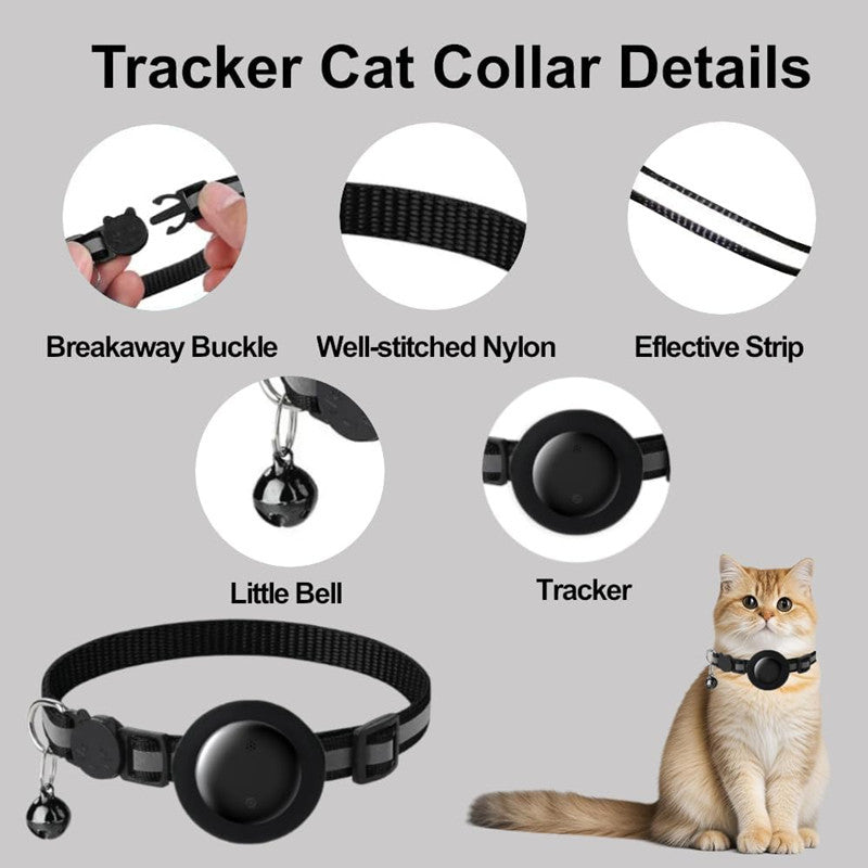 Cat GPS tracker collar, waterproof, iOS & Android – alternate view