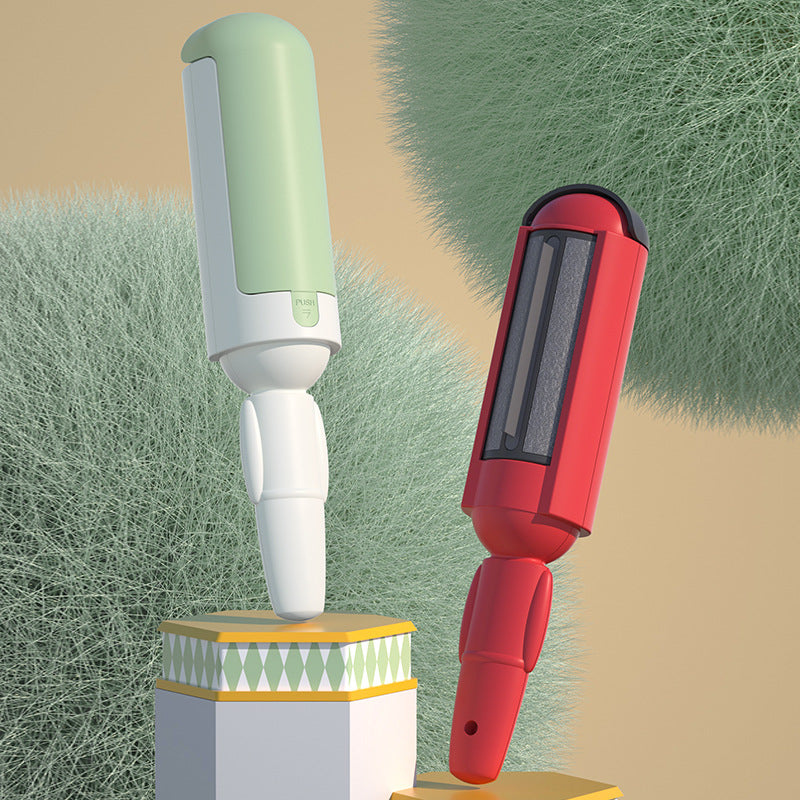 Double-sided electrostatic hair brush – alternate view