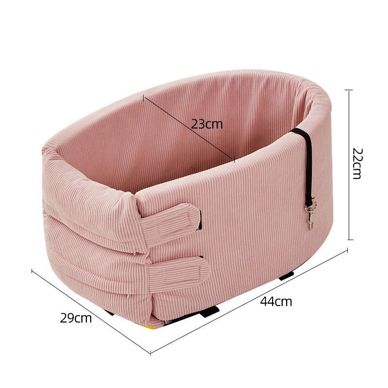 Small dog & cat car safety seat – alternate view