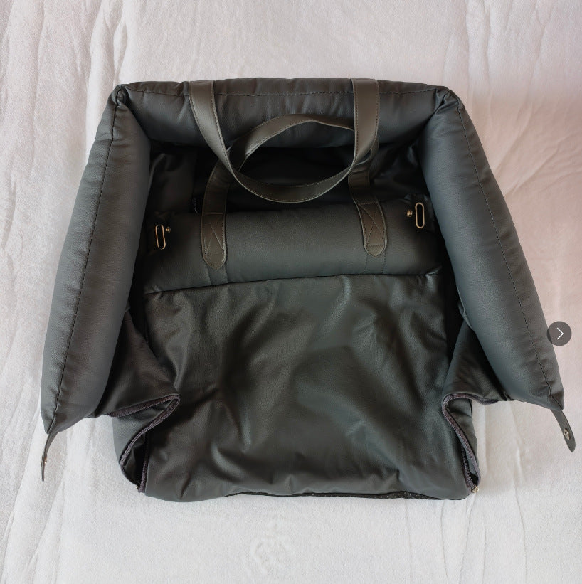 Car outdoor pet safety seat & mat – alternate view