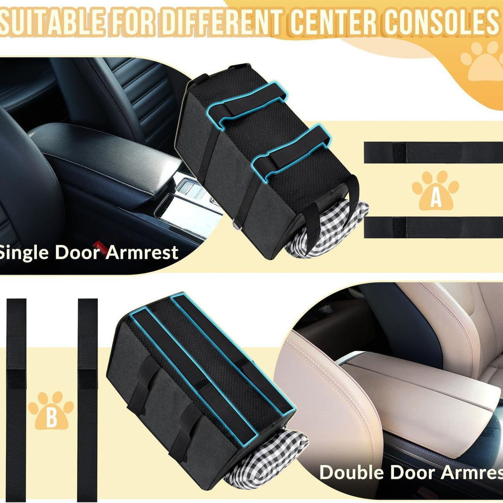 Center console dog booster seat 11lbs – alternate view