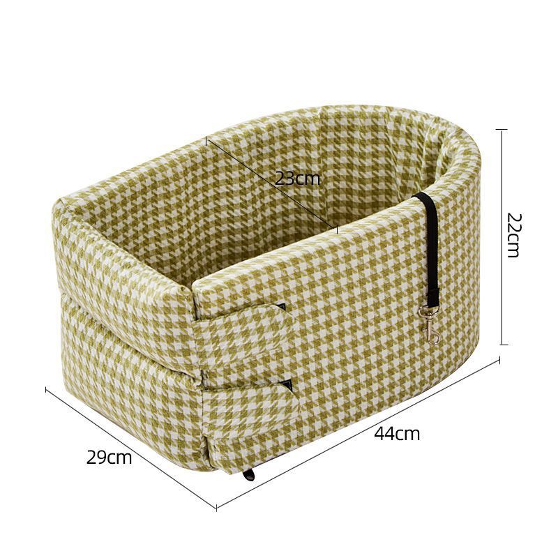 Small dog & cat car safety seat – alternate view