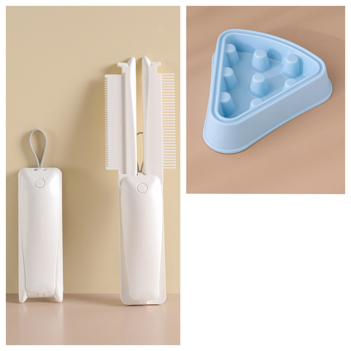 Pet hair removal brush, less shedding at home – alternate view