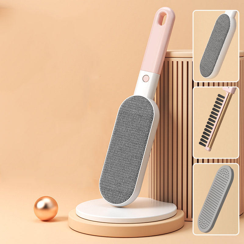 Double-sided pet hair removal brush – alternate view