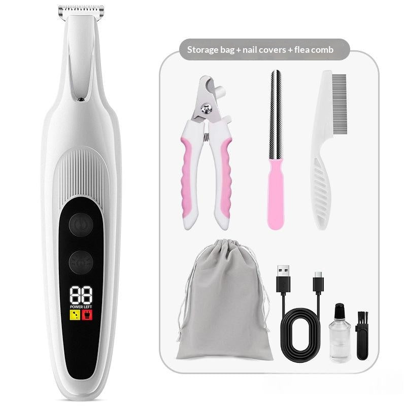 Cordless pet clipper, low-noise, whole-body washable – alternate view