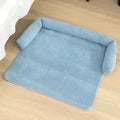 Plush pet throw pillow, sofa-ready cat & dog bed – alternate view