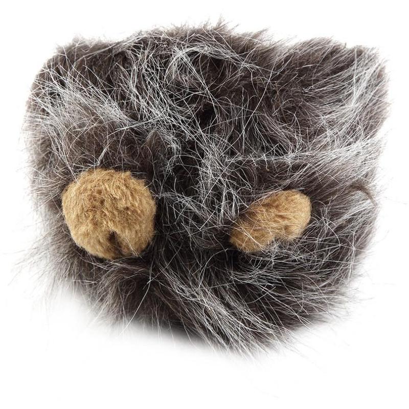 Lion mane costume hat, Halloween pet hat – alternate view