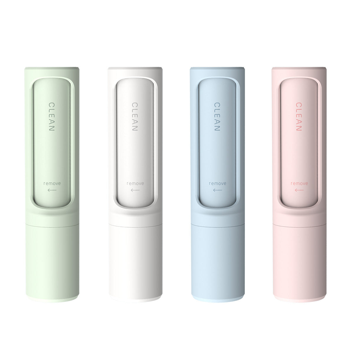 Electrostatic rotating pet hair brush – alternate view