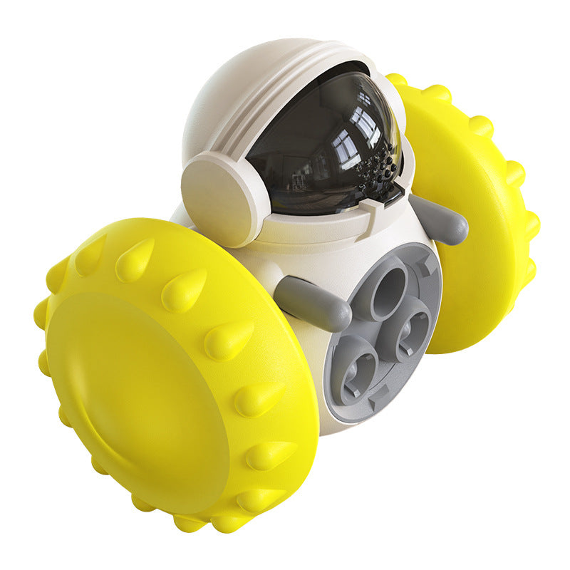 Treat leaking tumbler toy, dog puzzle dispenser – alternate view
