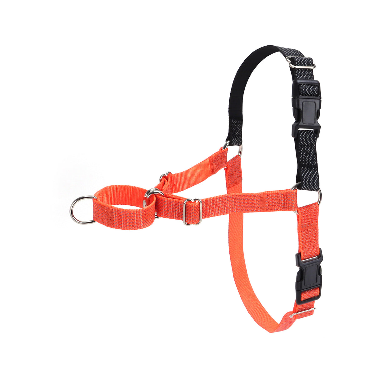 Reflective dog harness, visible & secure fit – alternate view