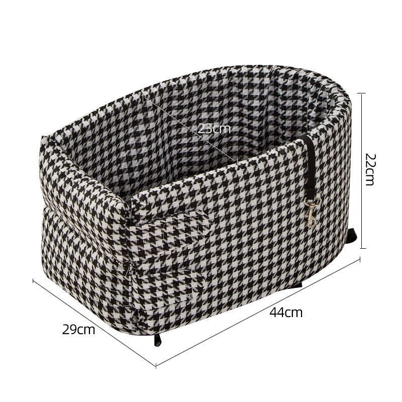 Small dog & cat car safety seat – alternate view