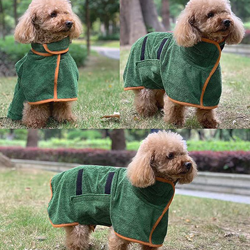 Pet bathrobe, fast-drying microfiber – alternate view