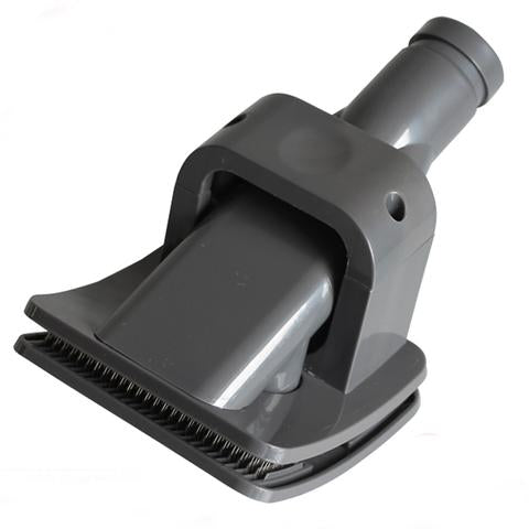 Vacuum pet grooming brush, mess-free deshedding tool – alternate view