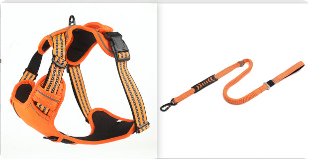 No-pull dog harness, breathable reflective vest – alternate view