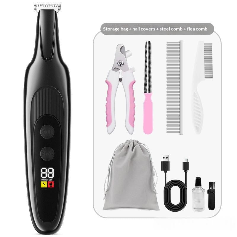 Cordless pet clipper, low-noise, whole-body washable – alternate view