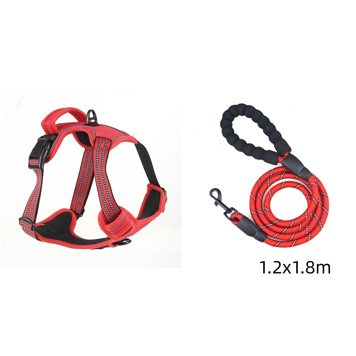 No-pull dog harness, breathable reflective vest – alternate view