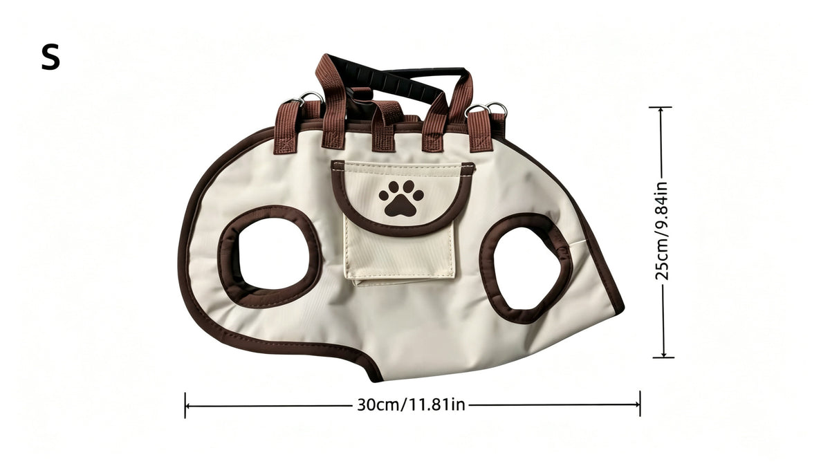 Hands-free dog carrier bag, purse & leash – alternate view