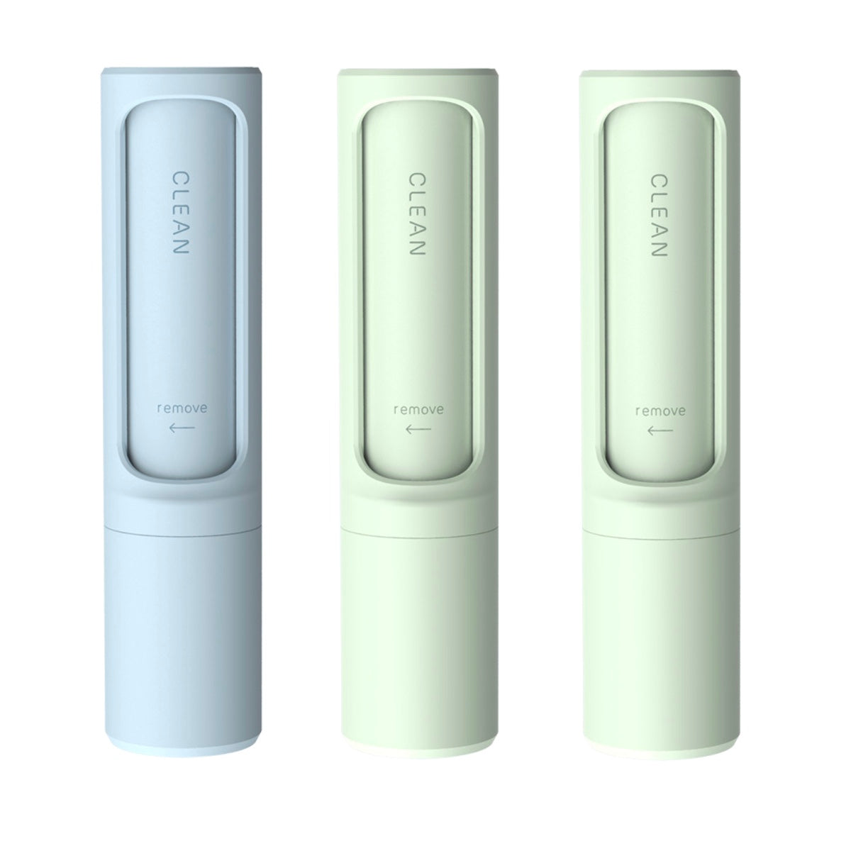 Electrostatic rotating pet hair brush – alternate view
