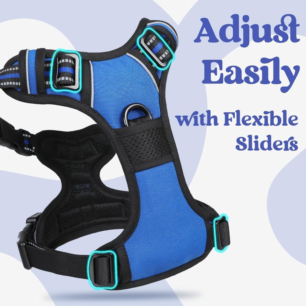 Large dog harness, easy on & off – alternate view
