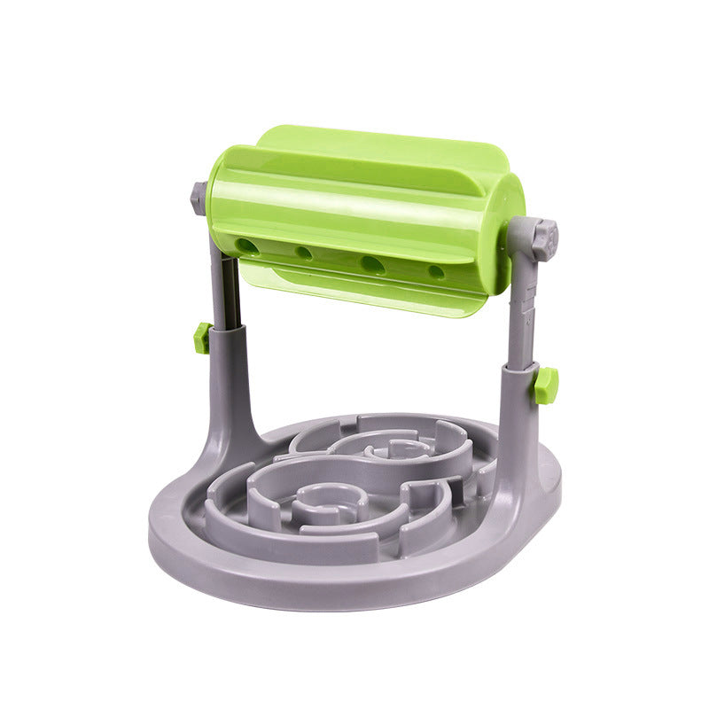 Adjustable puzzle feeder, slow feeding dog bowl – alternate view