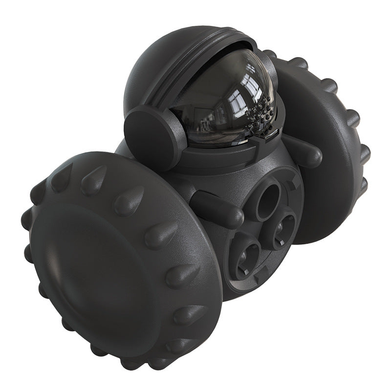 Treat leaking tumbler toy, dog puzzle dispenser – alternate view