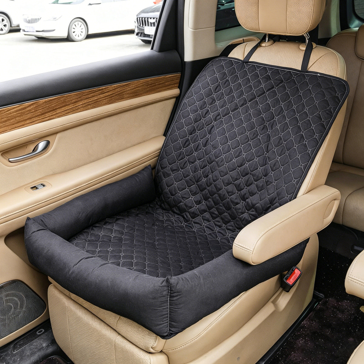 Waterproof dog car seat protector – alternate view