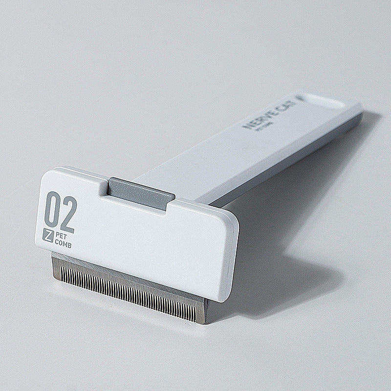 Floating bristle cat brush, gentle deshedding – alternate view