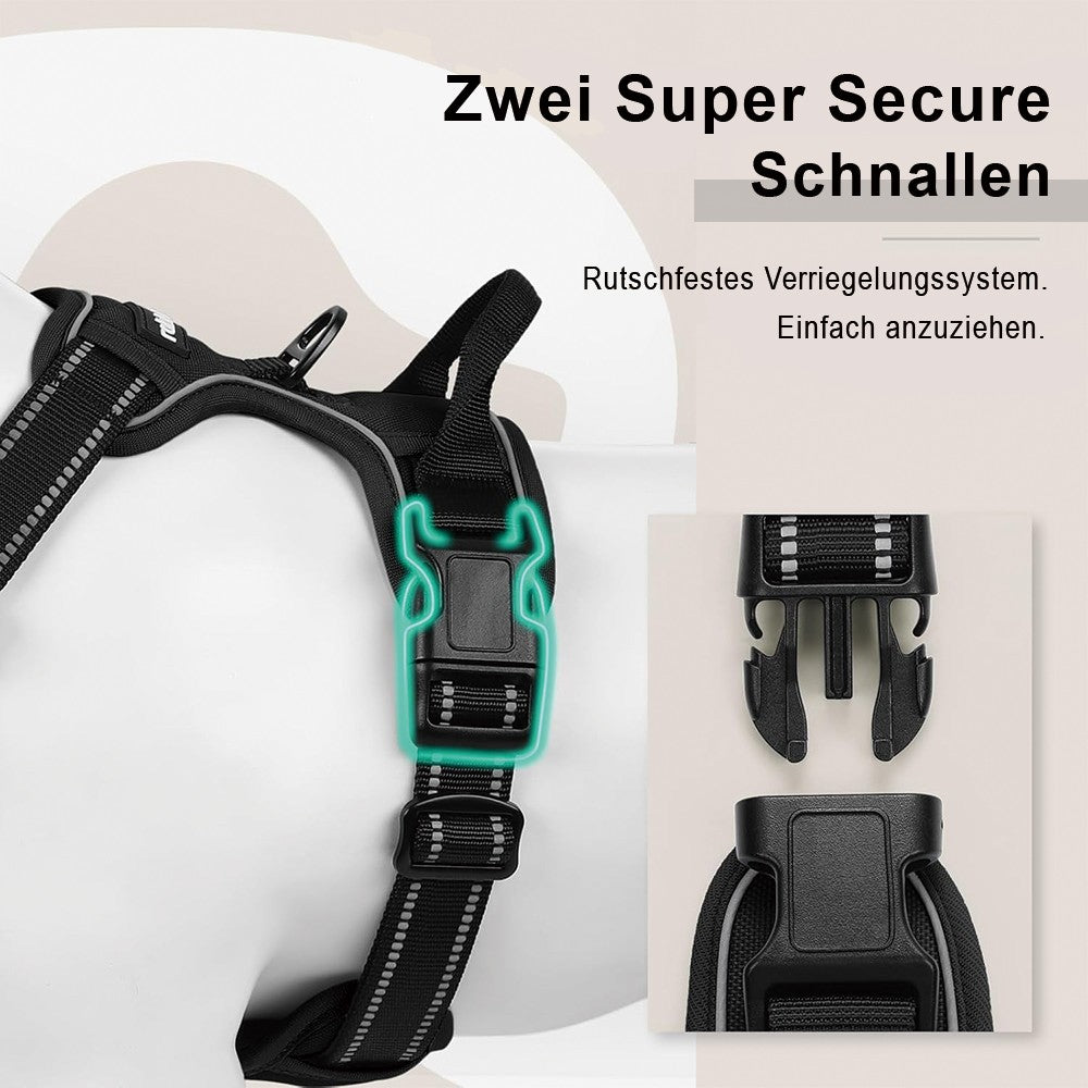 No-pull dog harness, poop bag dispenser set – alternate view