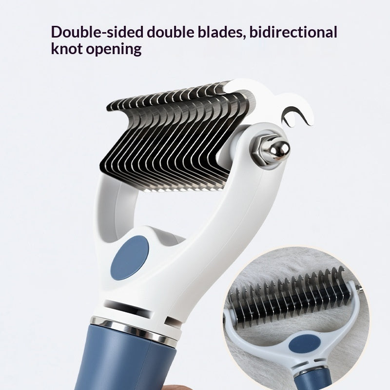 Dog detangling comb for matted fur – alternate view