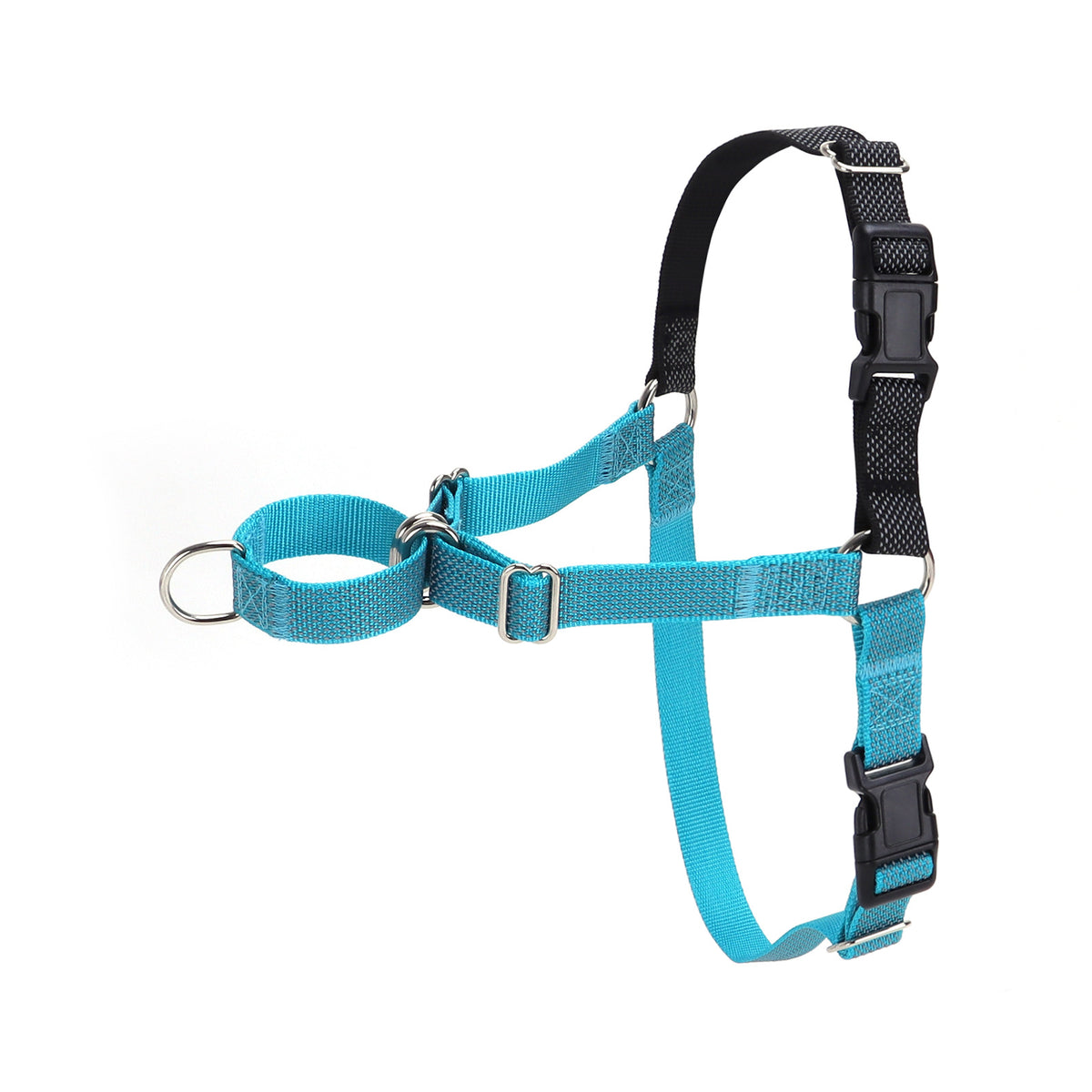 Reflective dog harness, visible & secure fit – alternate view