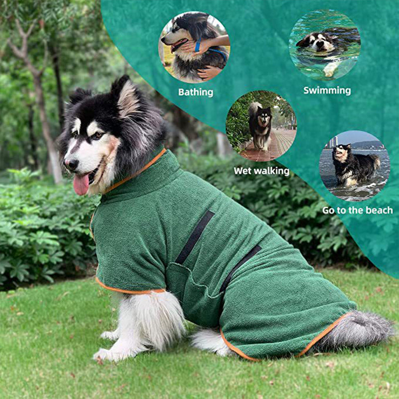 Pet bathrobe, fast-drying microfiber – alternate view