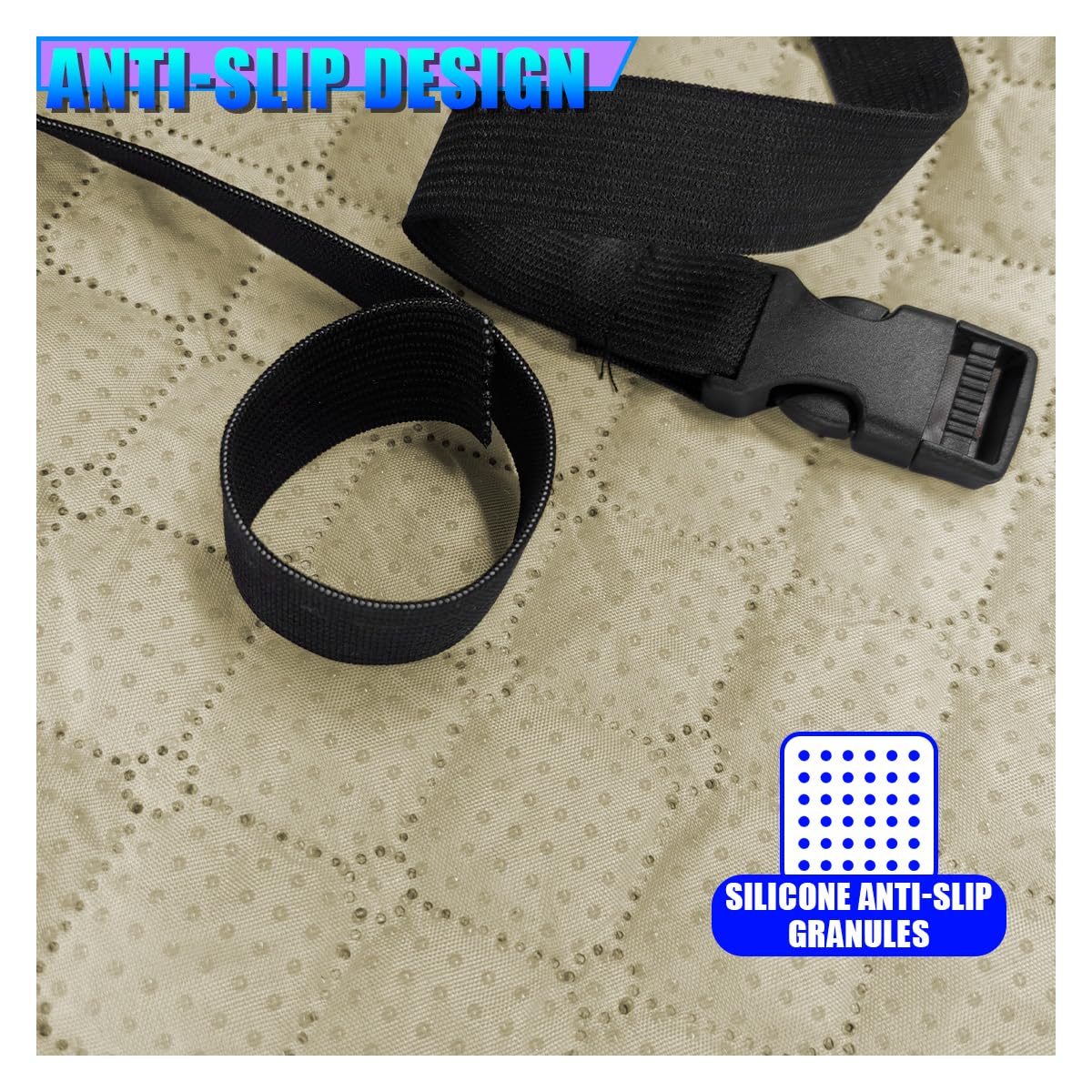 Waterproof dog car seat protector – alternate view