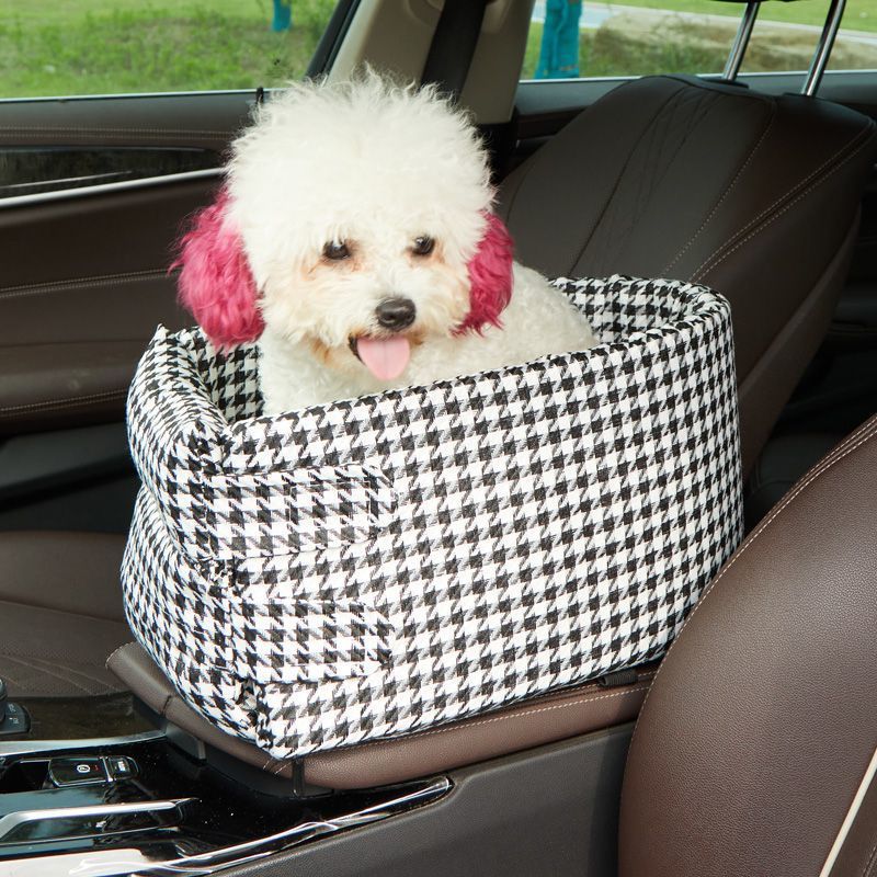 Small dog & cat car safety seat – alternate view