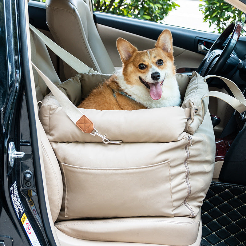 Car outdoor pet safety seat & mat – alternate view