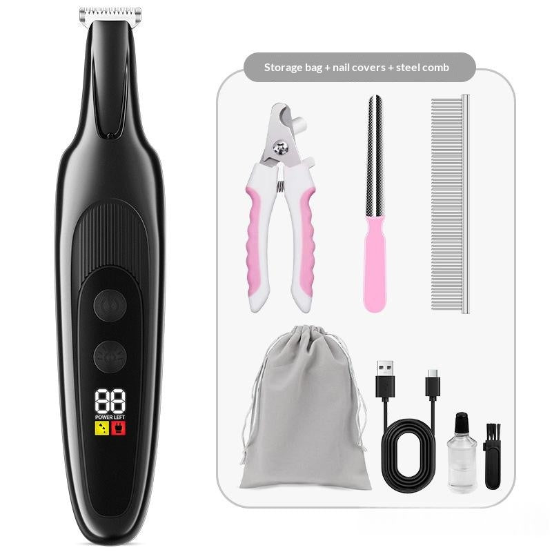 Cordless pet clipper, low-noise, whole-body washable – alternate view