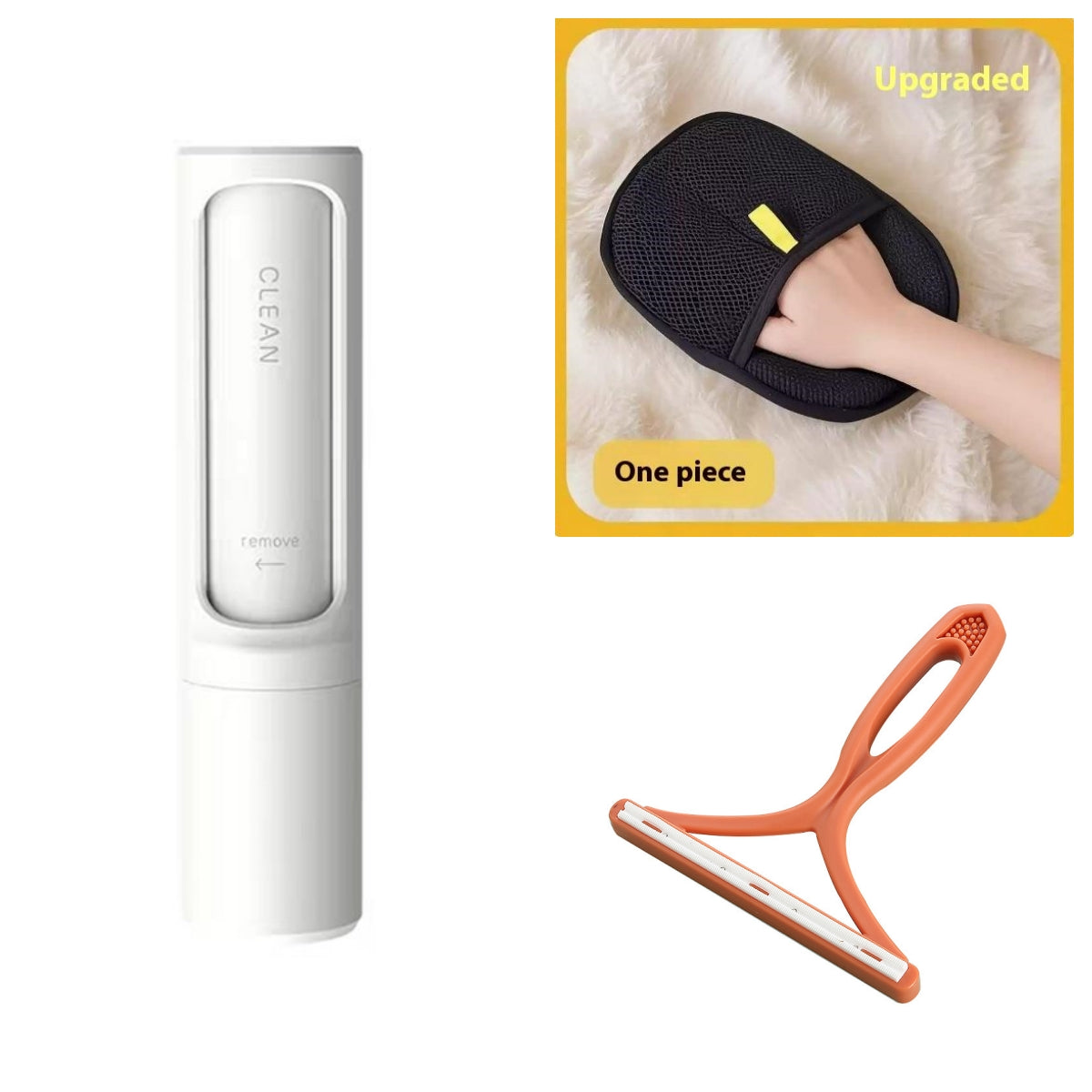 2-in-1 pet hair remover brush & roller – alternate view