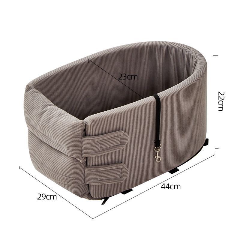 Small dog & cat car safety seat – alternate view