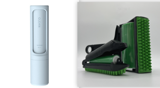 2-in-1 pet hair remover brush & roller – alternate view