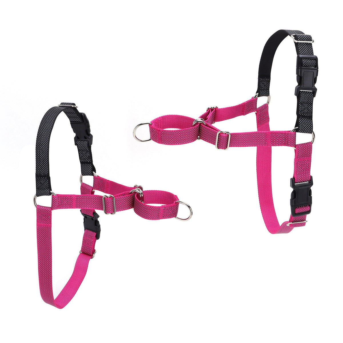 Reflective dog harness, visible & secure fit – alternate view